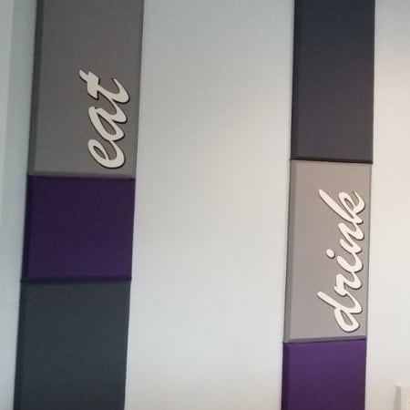 Custom Acoustic Fabric Wall