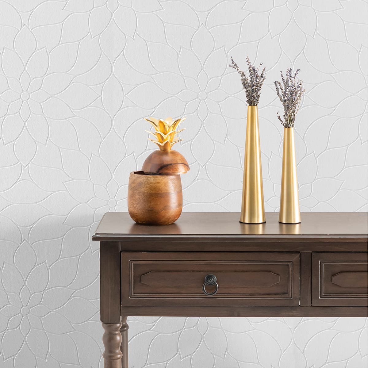 Anselm White Floral Bloom