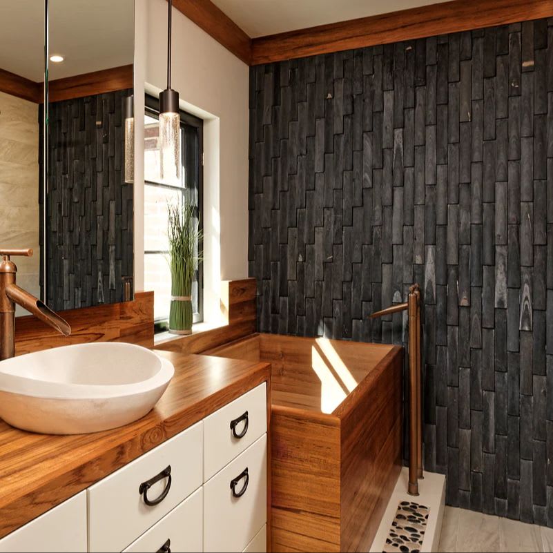 Crescent V Stone Tiles