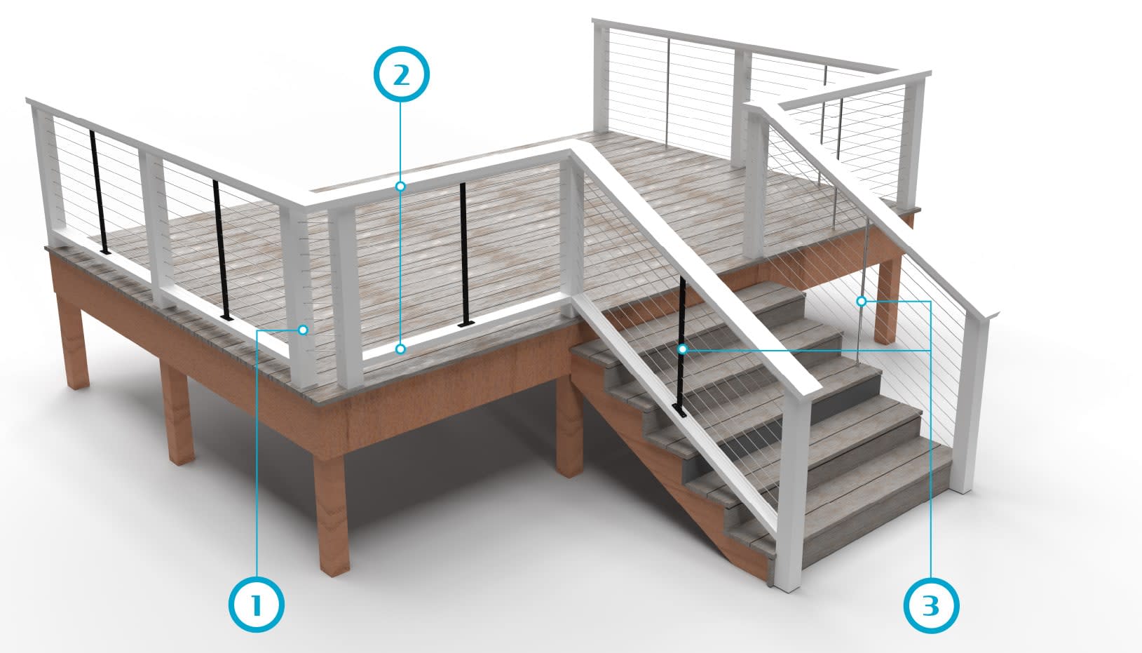 Composite Frame Railing