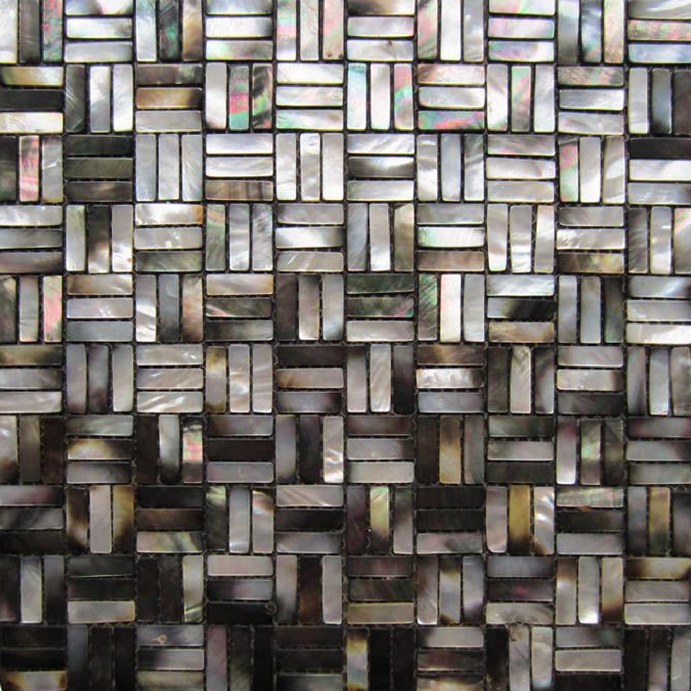 Basketweave Shell Mosaic