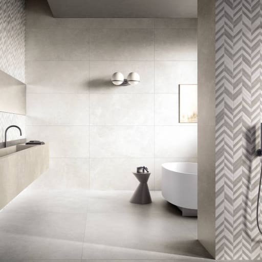 Coquille Mosaico Chevron