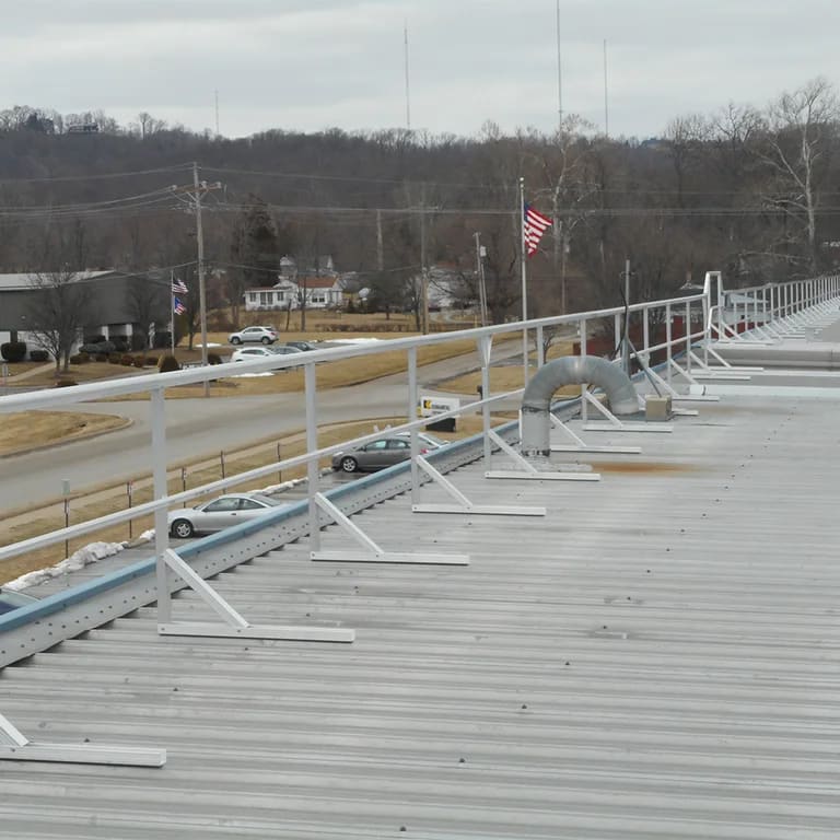Metal Roof Mount Guardrail