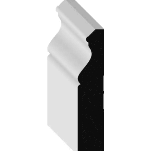 11/16"x3-3/16"x16R' Primed
