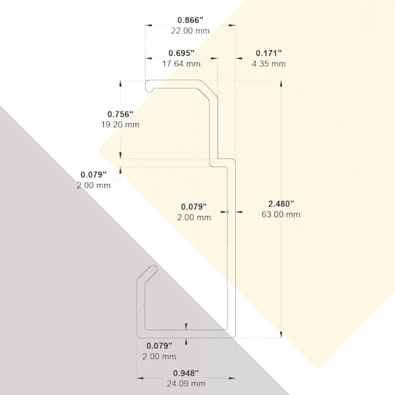 X-CS25 Rail
