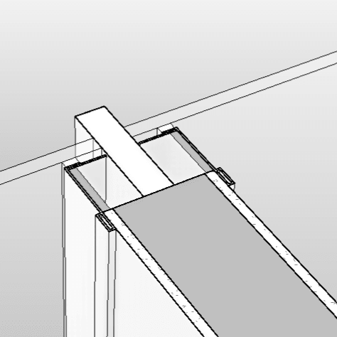 Wide Mullion Trim Cap