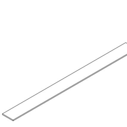 Flat Strip No Holes