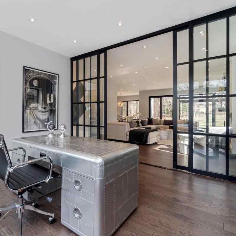 Sliding Glass Partition