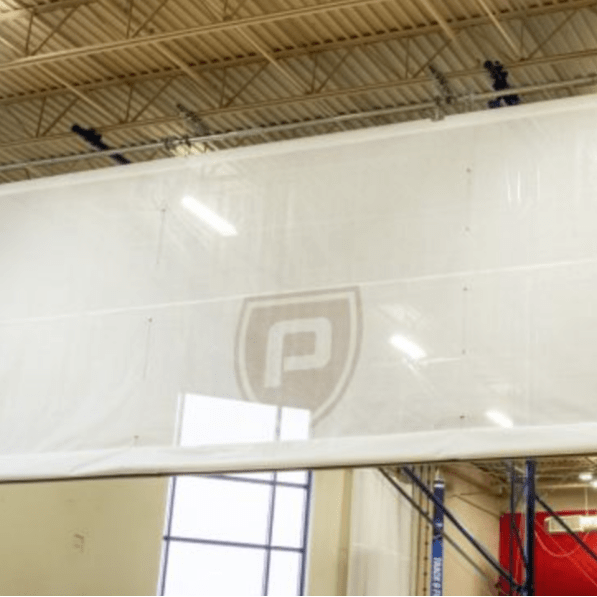 Fold-Up Divider Curtain