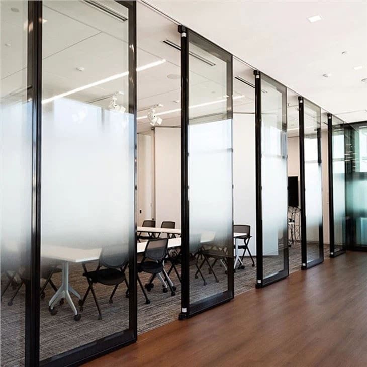 Framed Glass Partition