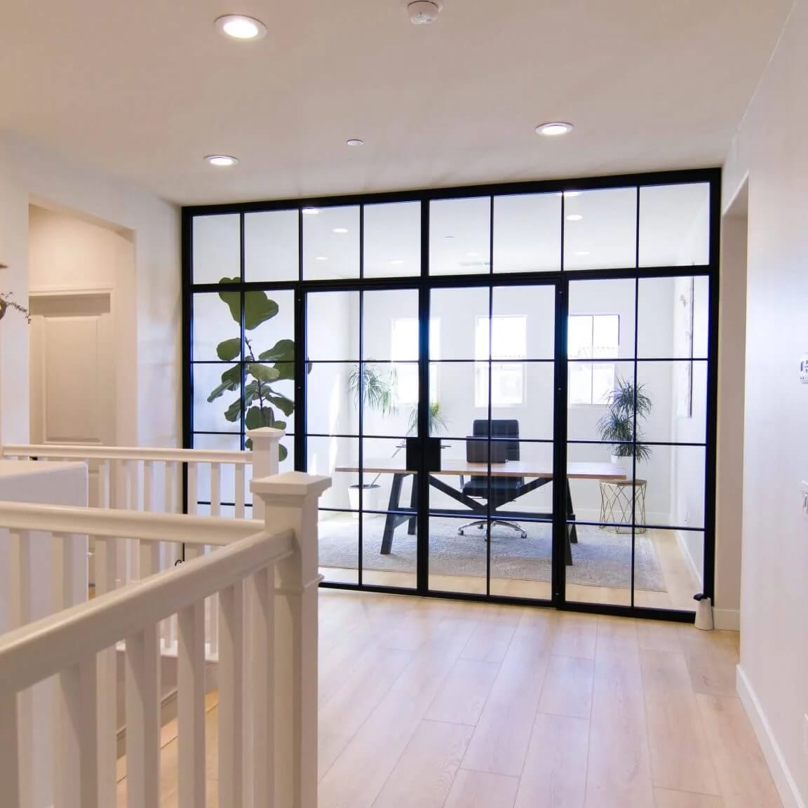Swinging Glass Doors
