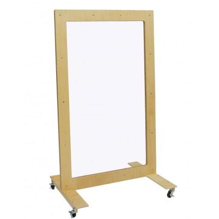 Mobile See-Thru Room Divider
