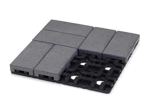 4" x 8" Pavers on Grid