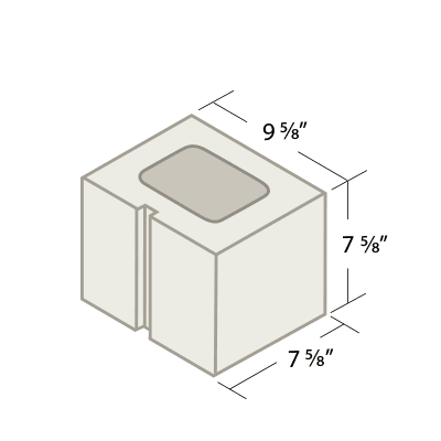 10 x 8 x 8 Jamb Half