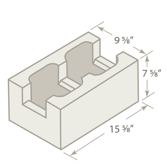 10 x 8 x 16 Bond Beam