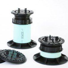 Adjustable Pedestals + PVC Pipe