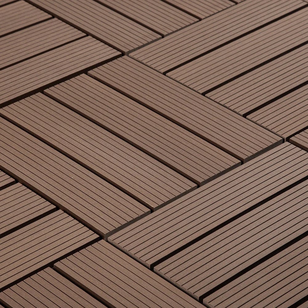 JF Outdoor Deck Tiles Brown