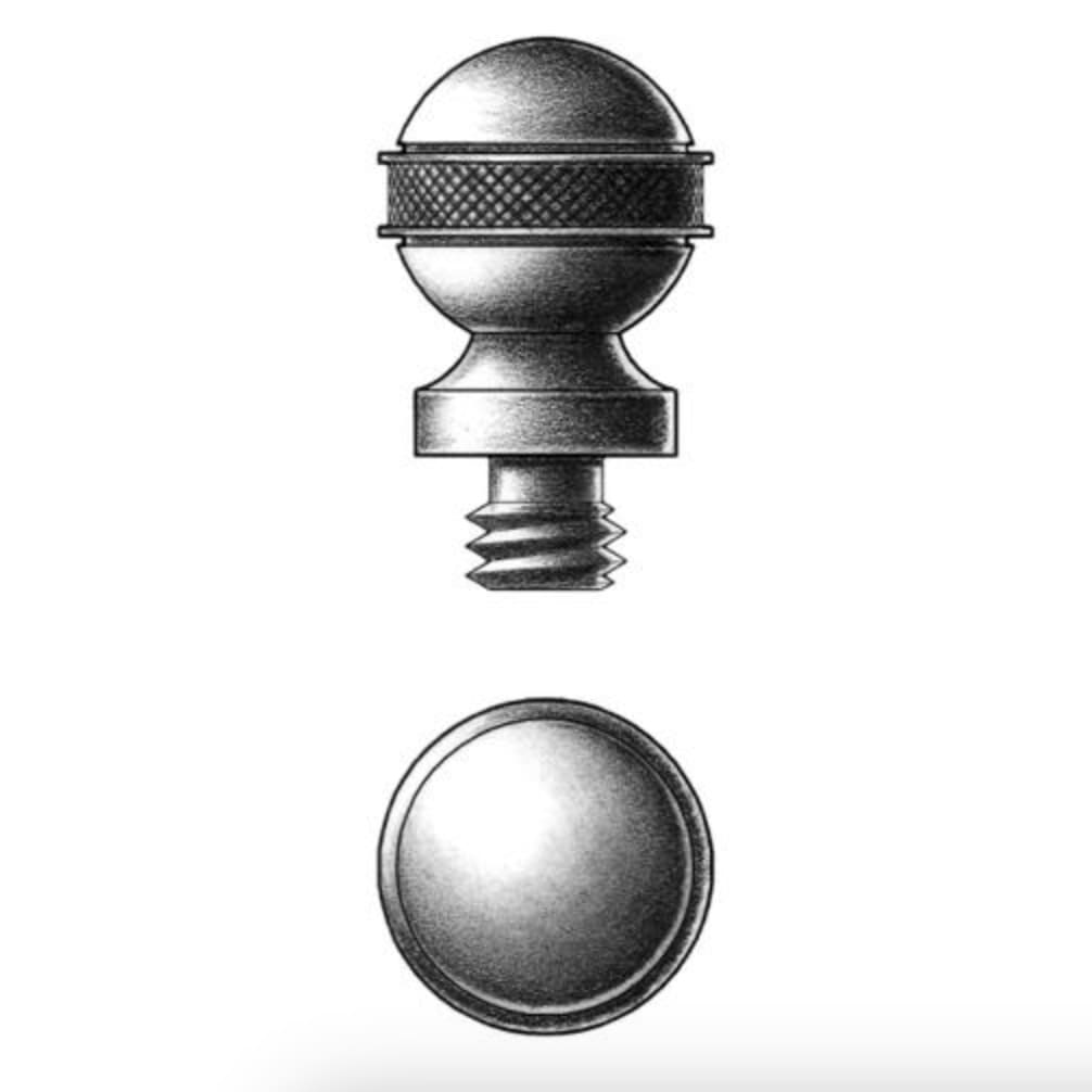 Ball Finials (Hatched)