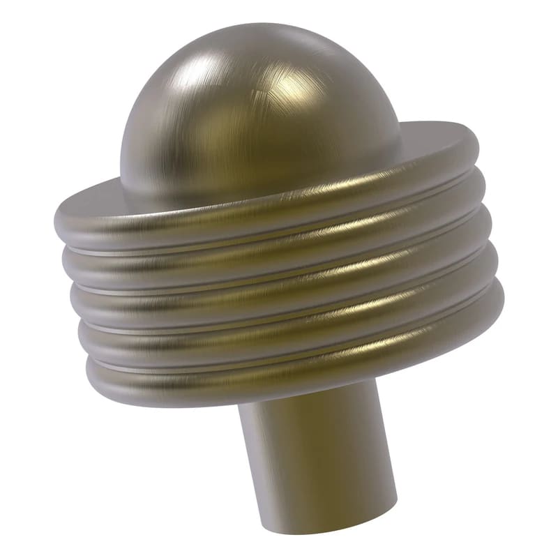 1-1/2 Cabinet Knob Grooved