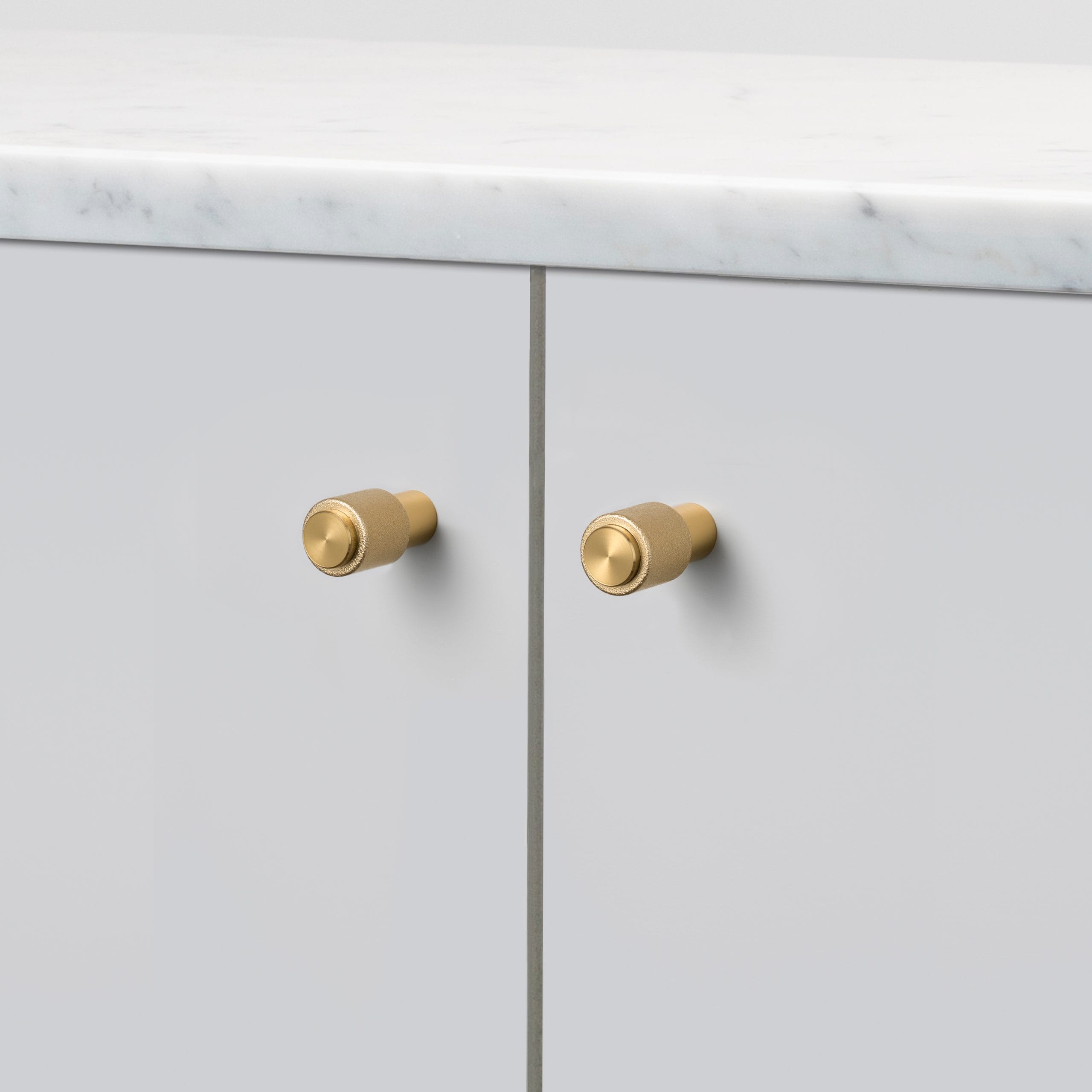 Cast Brass Knob Set