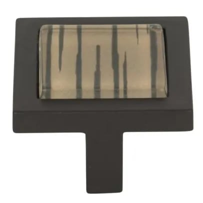 Brown Tiger Square Knob