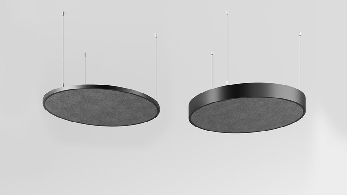 Acoustic Circles Suspended Non-Illuminated