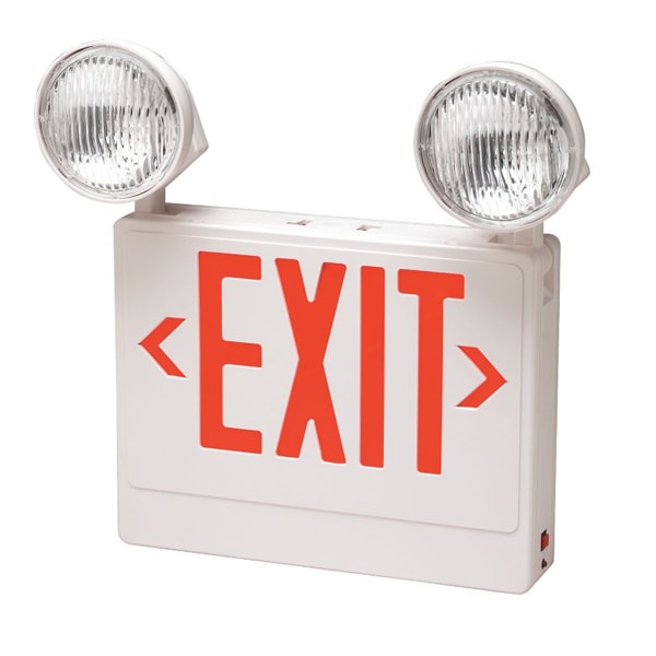 2DZF-PAR Designer Series Thermoplastic LED Combo Exit Sign