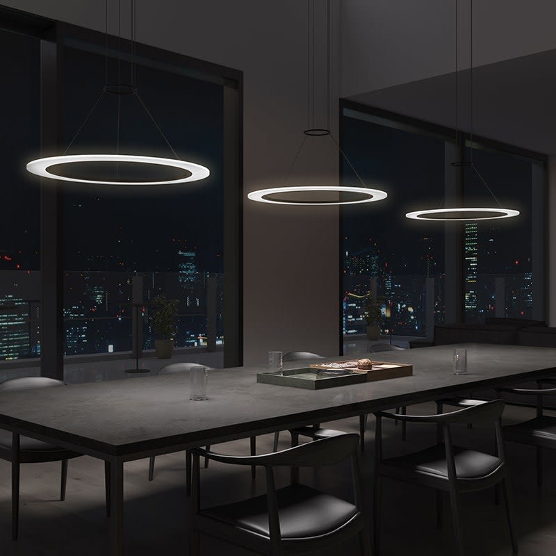 Arctic Rings LED Chandelier