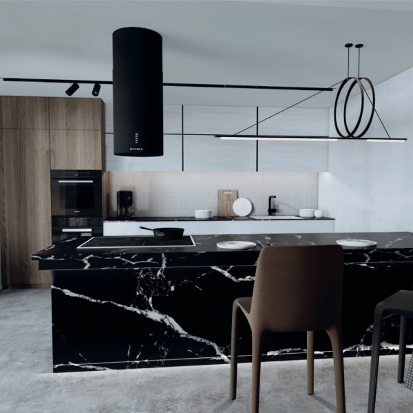 Calacatta Black Diamond Quartz Stone