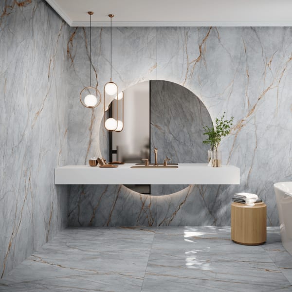 Blue Roma Porcelain Stone