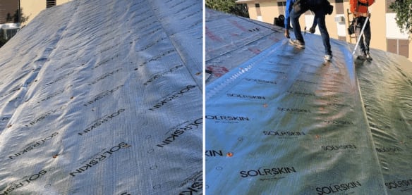 SOL-R-SKIN Fire-Resistant and Reflective Underlayment