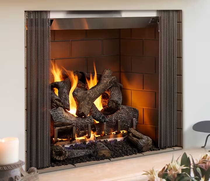 Castlewood Outdoor Wood Fireplace