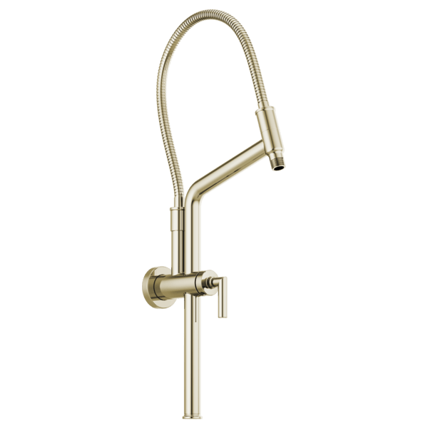 10 7/16" Linear Round Slide Bar Shower Arm And Flange (81892-PN)