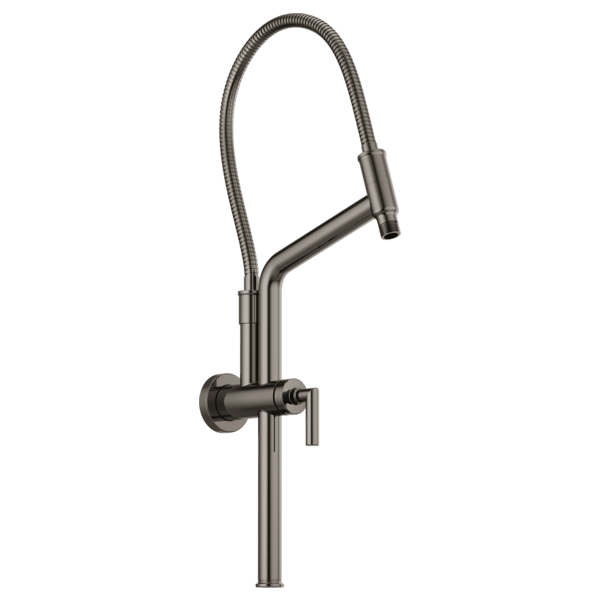 10 7/16" Linear Round Slide Bar Shower Arm And Flange (81892-BNX)