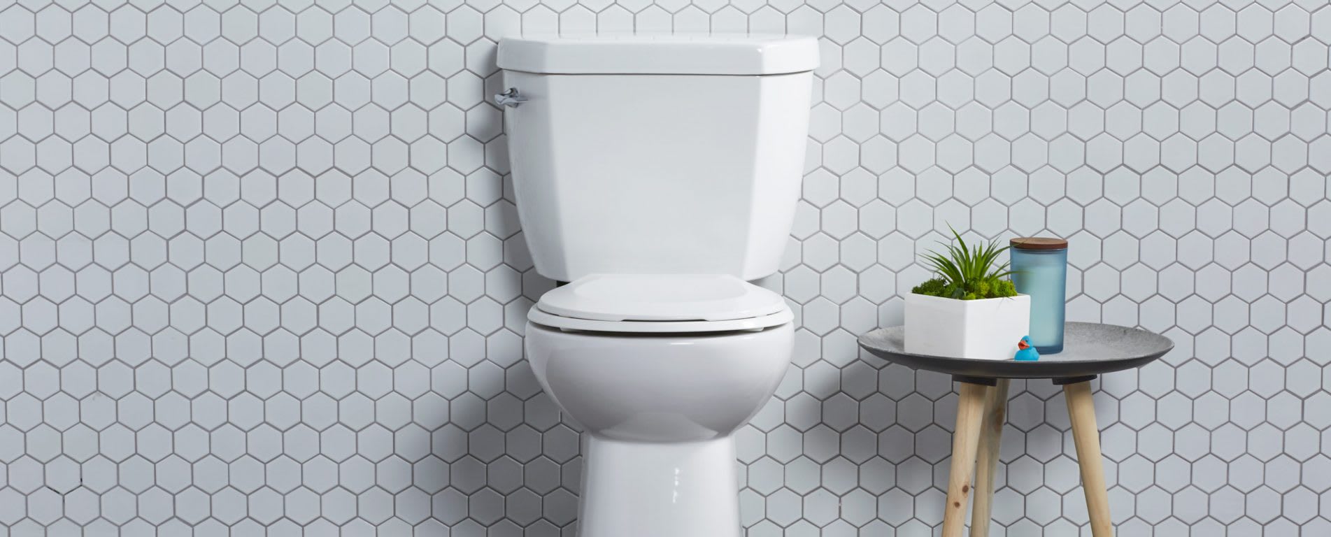 The Original Stealth with Side Handle 0.8 GPF Single Flush 10 Round Toilet