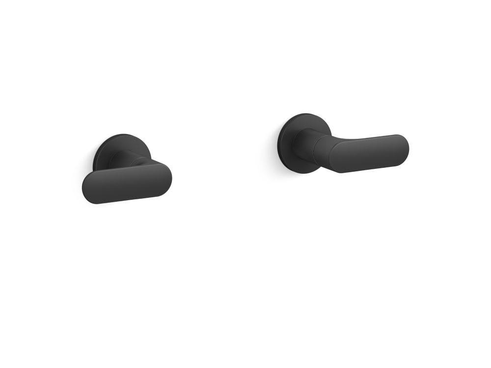 002 Bath Faucet Handles- Matte Black