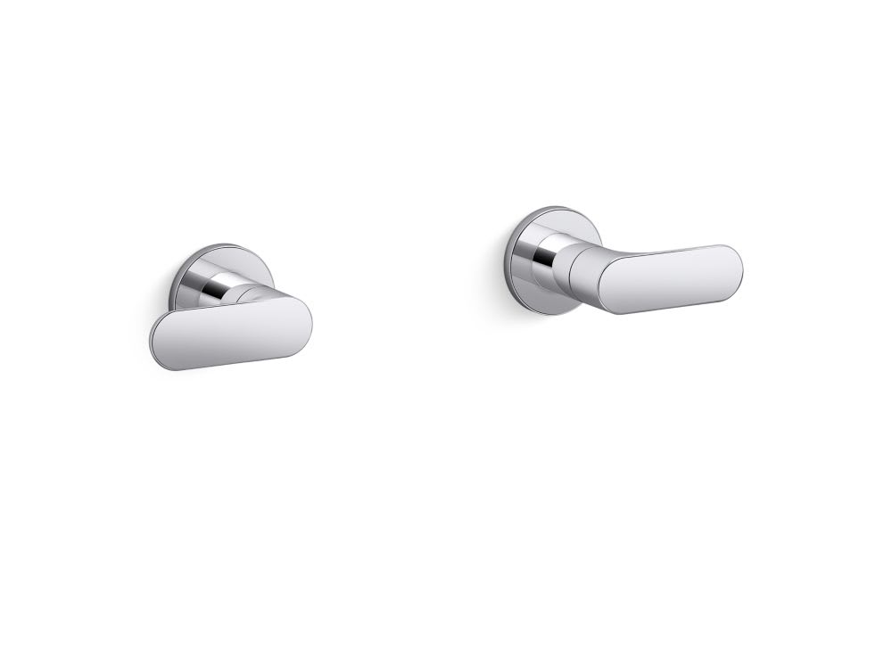 002 Bath Faucet Handles- Polished Chrome