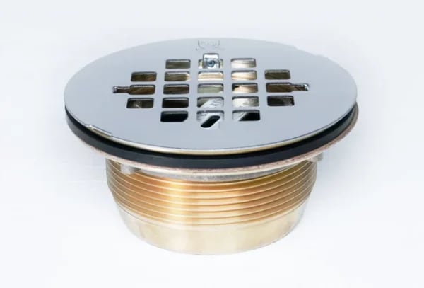 2 No Caulk Brass Drain
