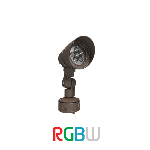 5" Round RGBW Flood Light