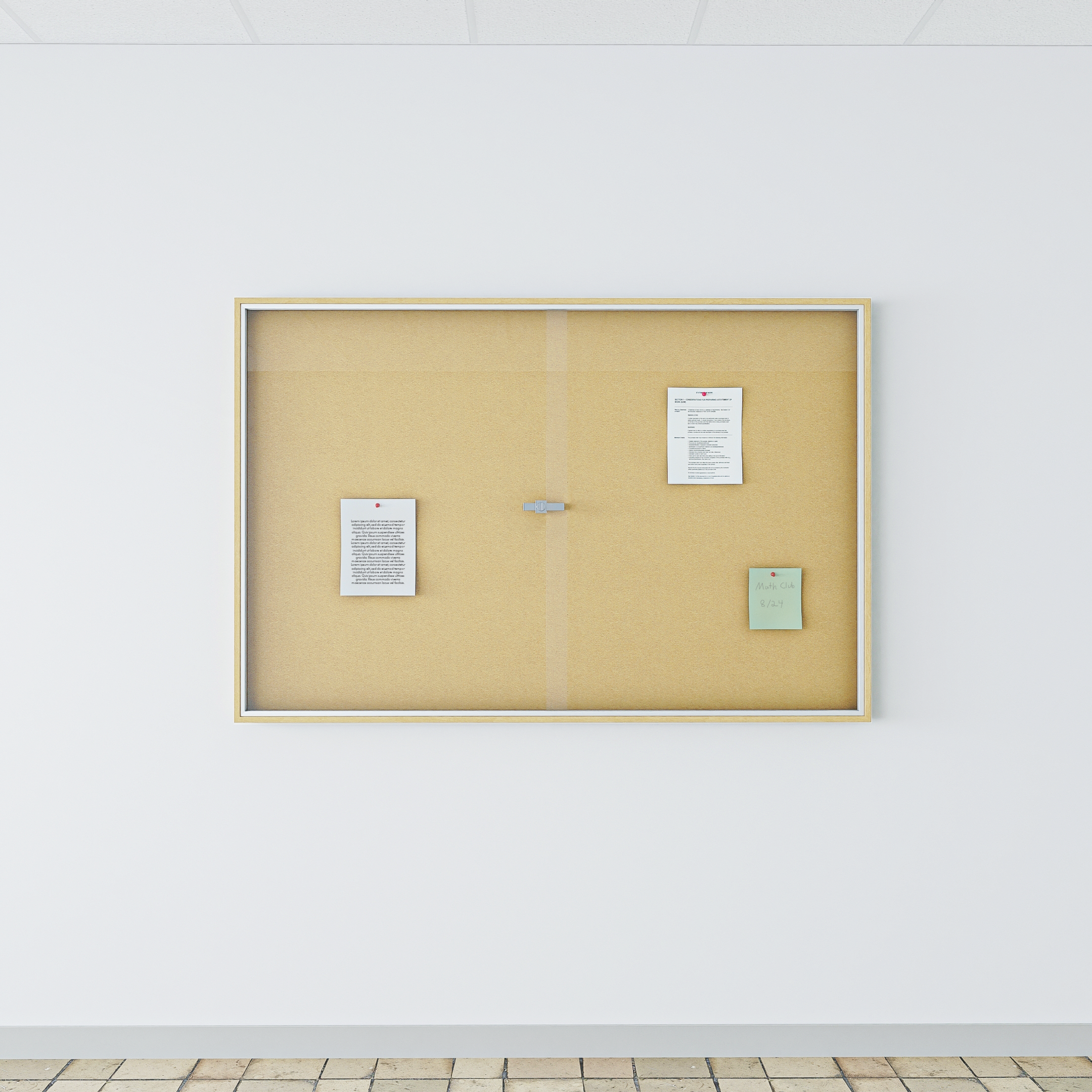 310 Series Bulletin Board Cabinet