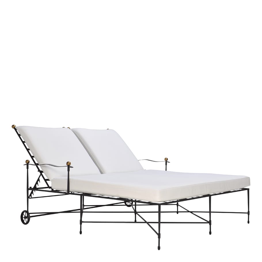 AMALFI DOUBLE CHAISE LOUNGE WITH ARMS