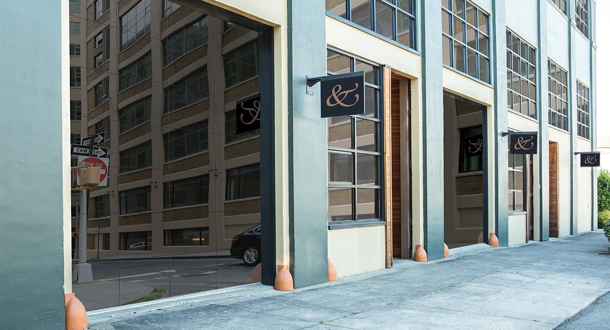 Commercial Glass Sectional Doors Model 464