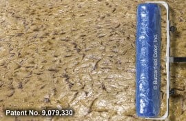 18 Chiseled Slate Texture Roller Sleeve