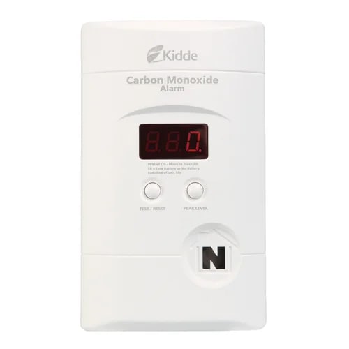 AC Plug-in Operated Carbon Monoxide Alarm with Digital Display
