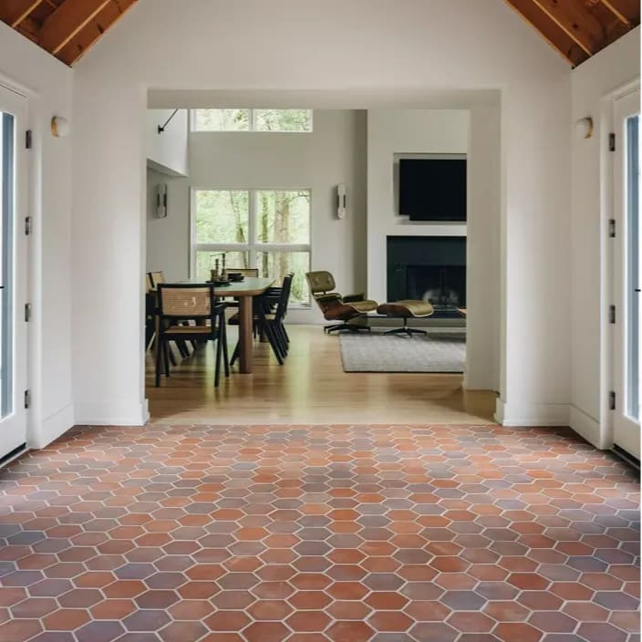 6" Hexagon Field Tile