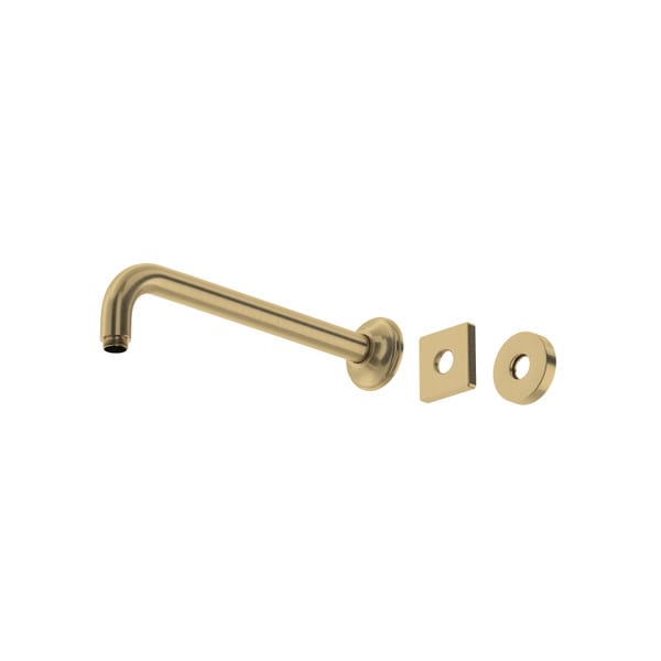 12 1/4" Wall Mount Shower Arm - Antique Gold