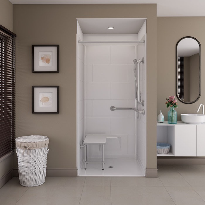 38 5/8" x 38 7/16" Transfer Shower