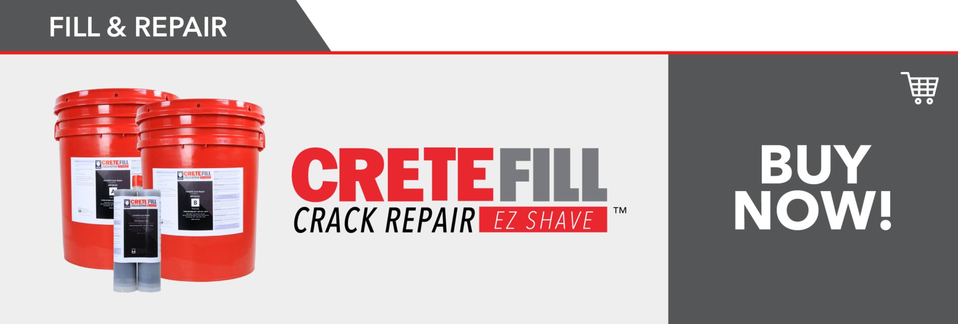 CreteFill Crack Repair EZ Shave