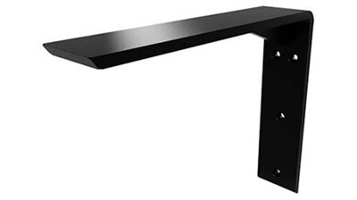 Countertop Support Bracket for Granite - Front Mounting PLUS Bracket - Hidden
