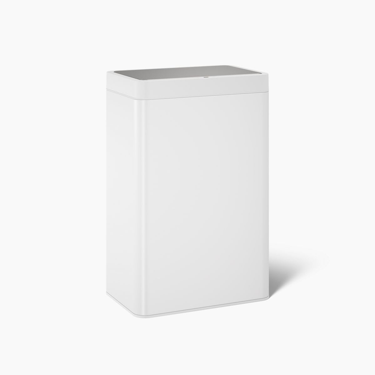 13-gallon touchless stainless steel trash can